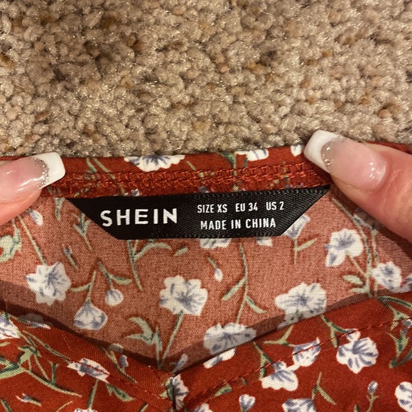 SHEIN High Waist Ditsy Floral Cami Dress - Picture 3 of 4